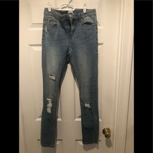 Roxy distressed skinny jeans